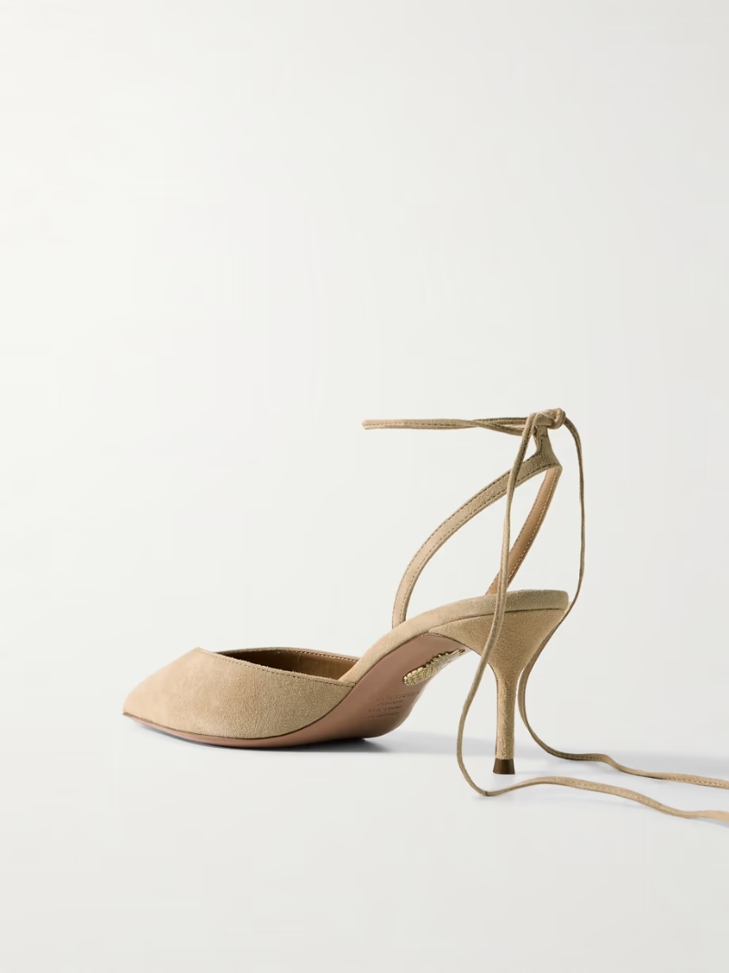 Beyond 65 suede pumps