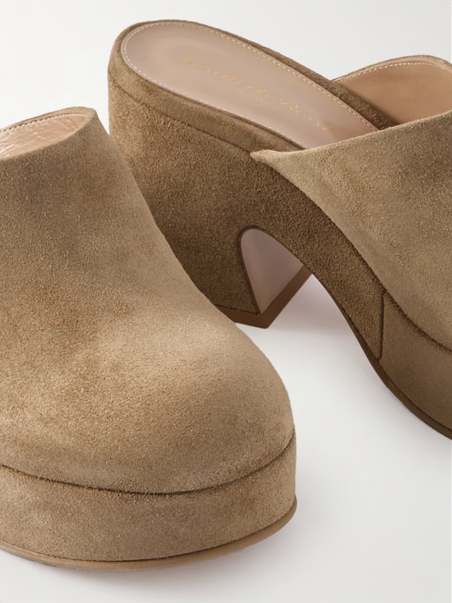 Lyss 55 suede mules