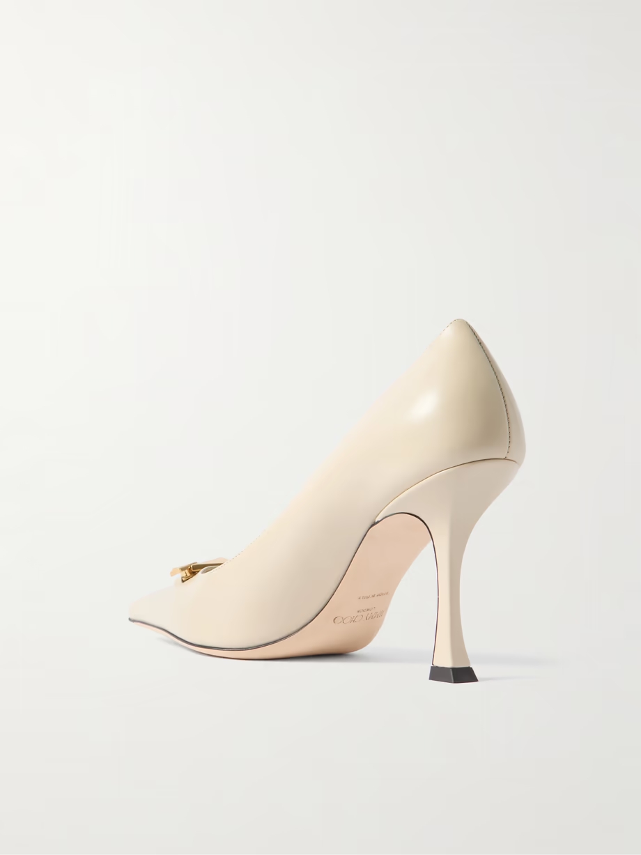 Ryker 90 embellished leather pumps