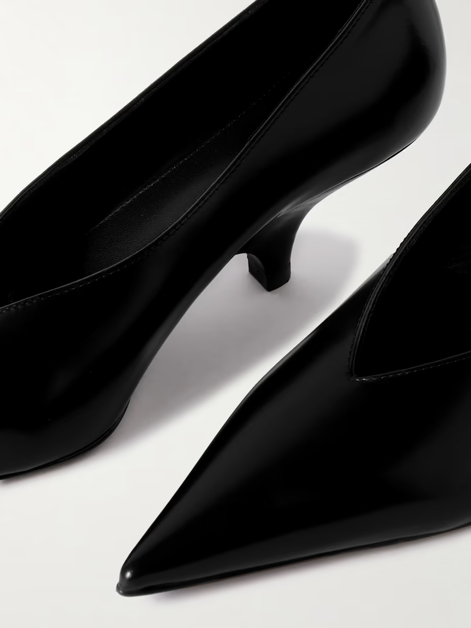 The Wedge leather pumps The Wedge leather pumps