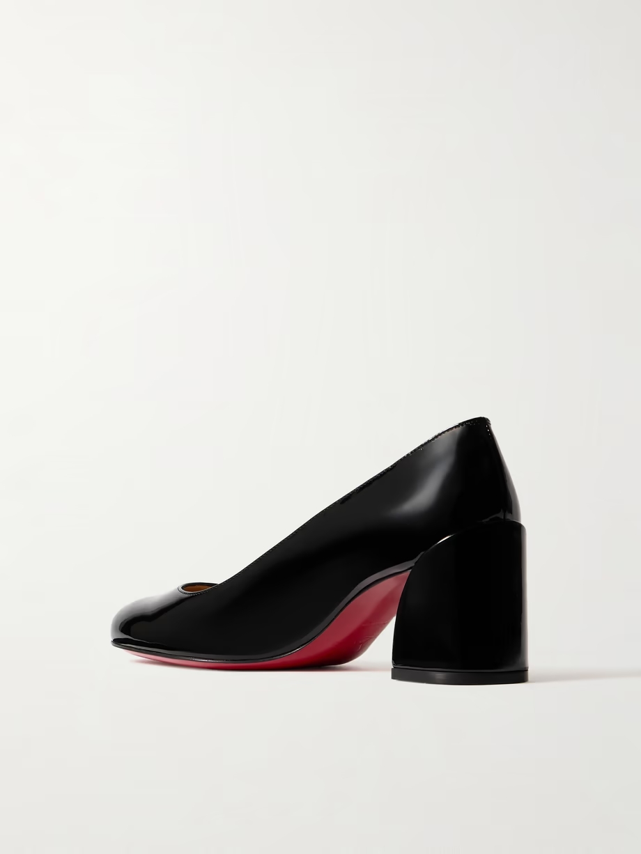 Miss Sab 55 patent-leather pumps