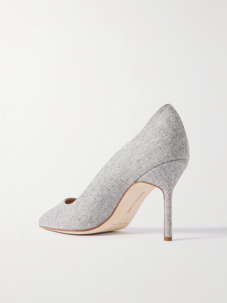 BB 90 wool pumps