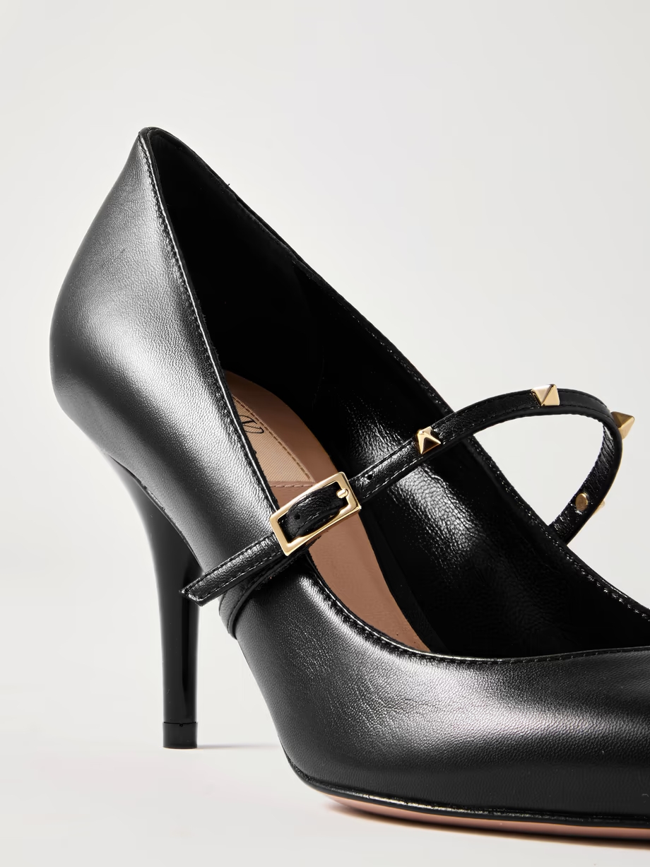 Rockstud Wispy 80 leather Mary Jane pumps Rockstud Wispy 80 leather Mary Jane pumps