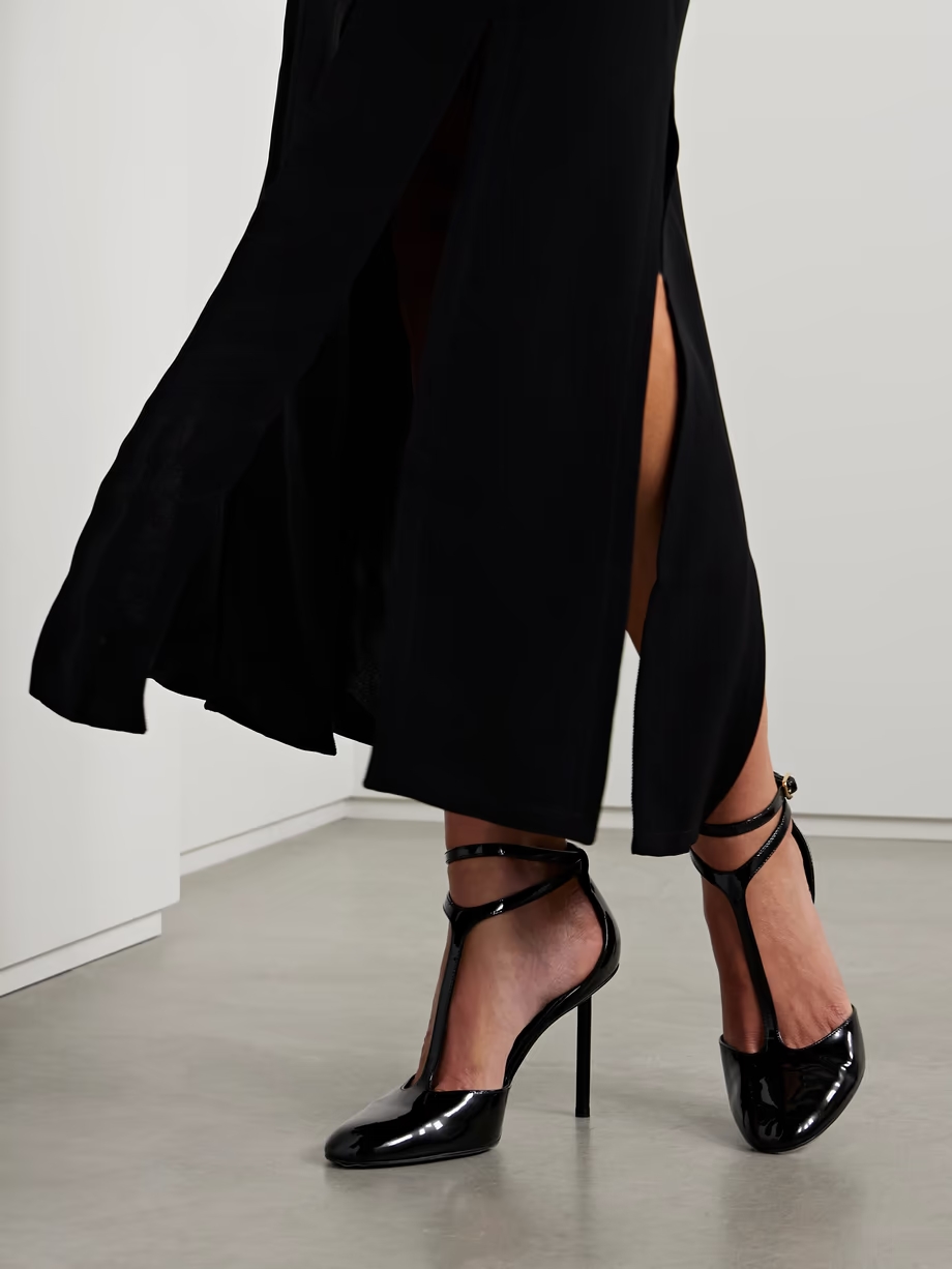 Lysandra patent-leather pumps