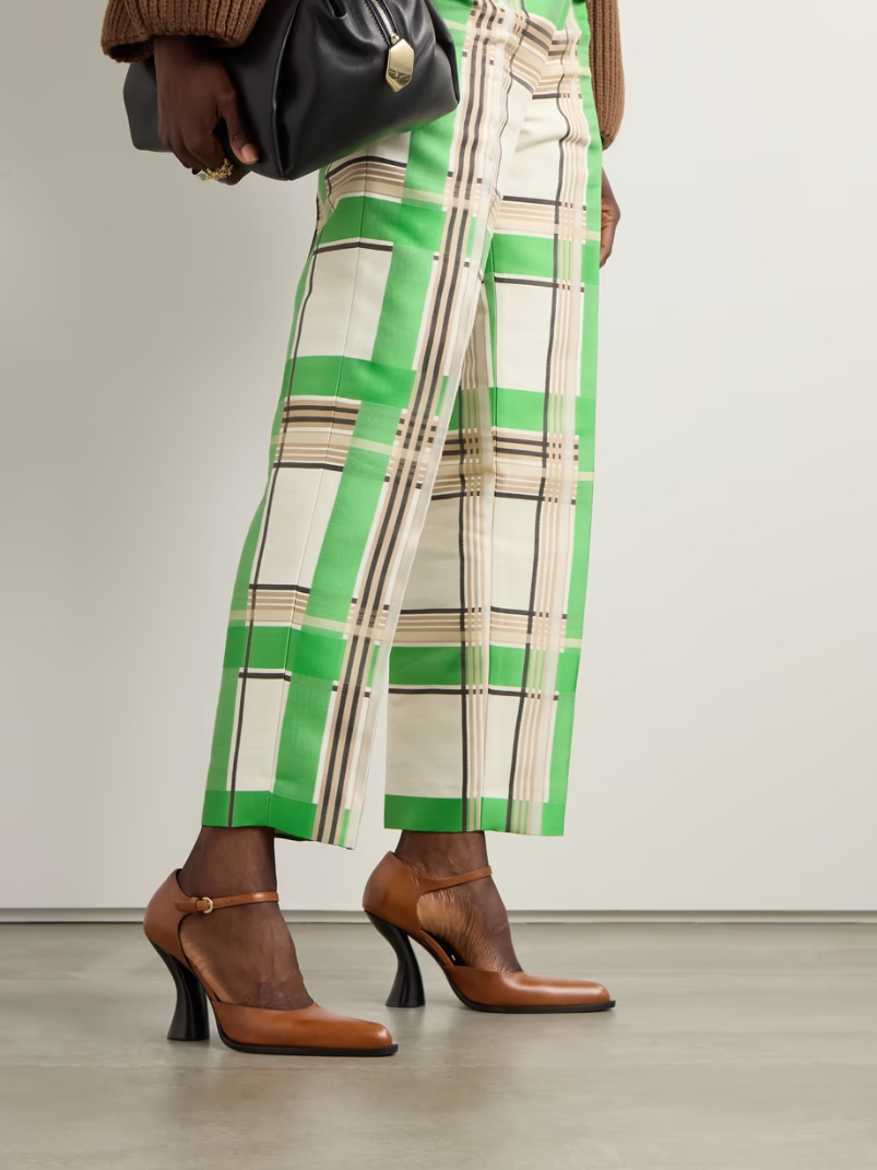 Mary Jane leather point-toe pumps Mary Jane leather point-toe pumps