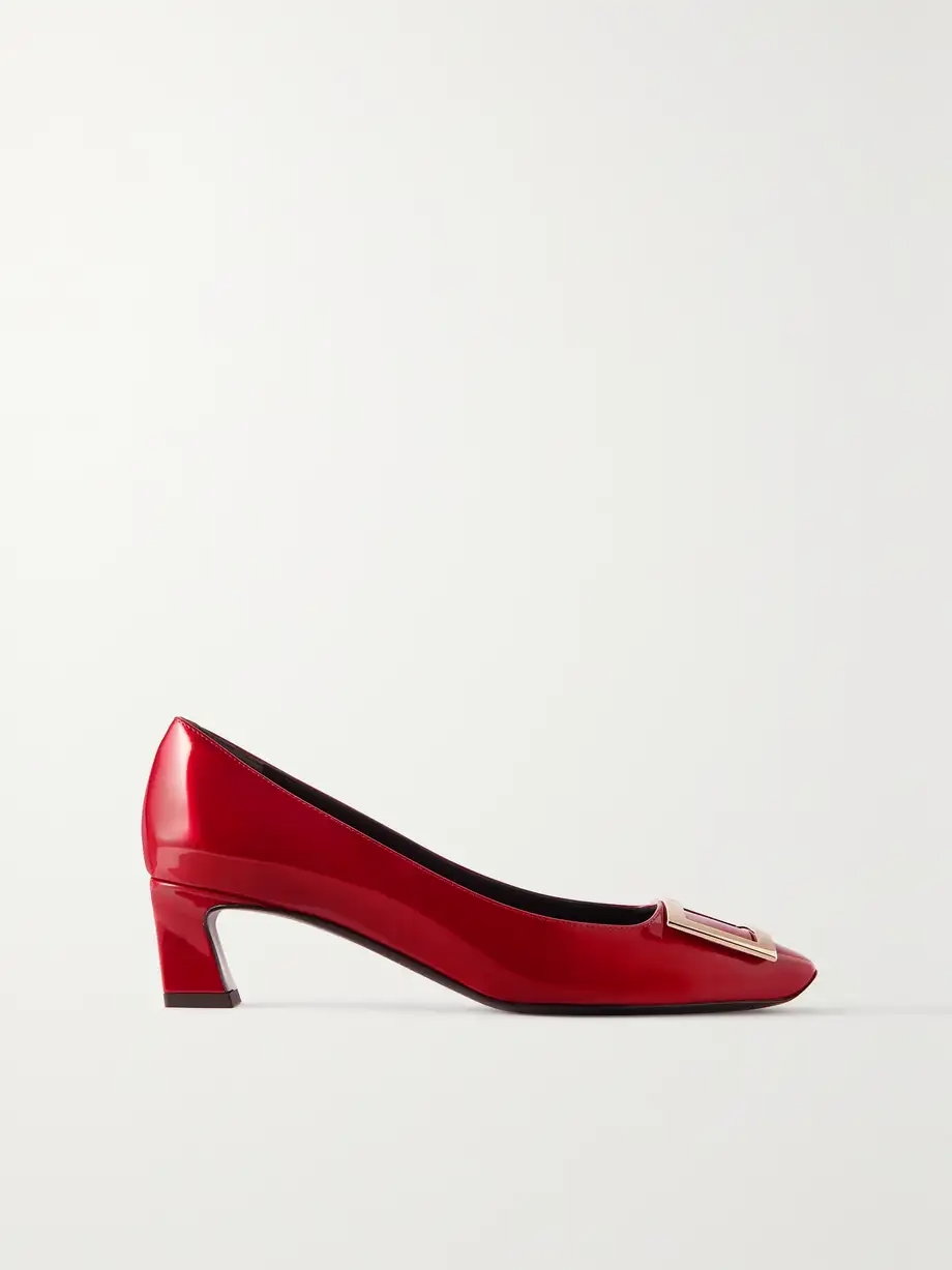 Decollete Trompette patent-leather pumps Decollete Trompette patent-leather pumps