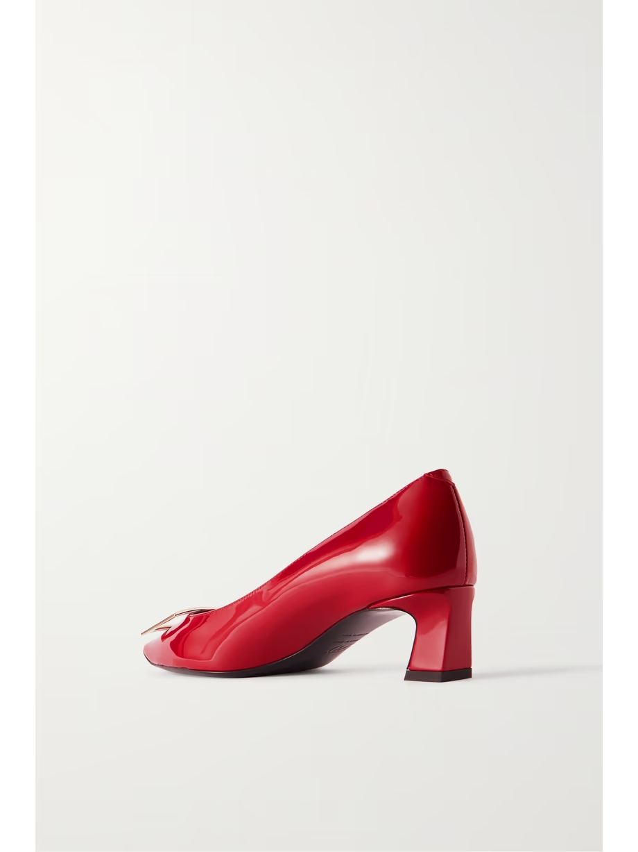 Decollete Trompette patent-leather pumps Decollete Trompette patent-leather pumps
