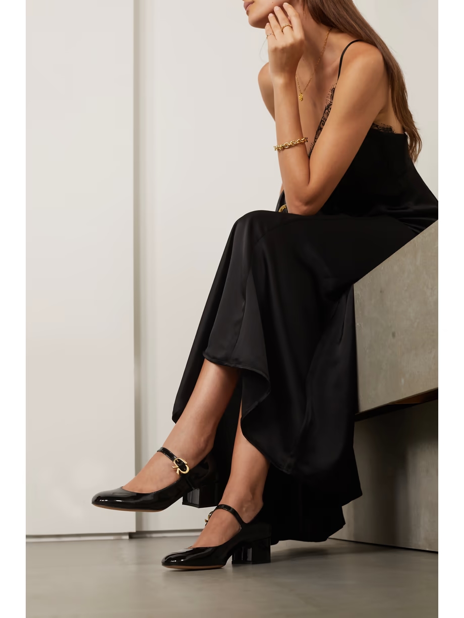 45 patent-leather Mary Jane pumps 45 patent-leather Mary Jane pumps