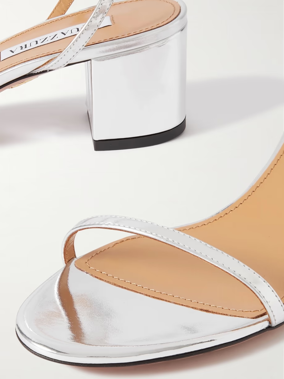 Olie 50 metallic leather sandals