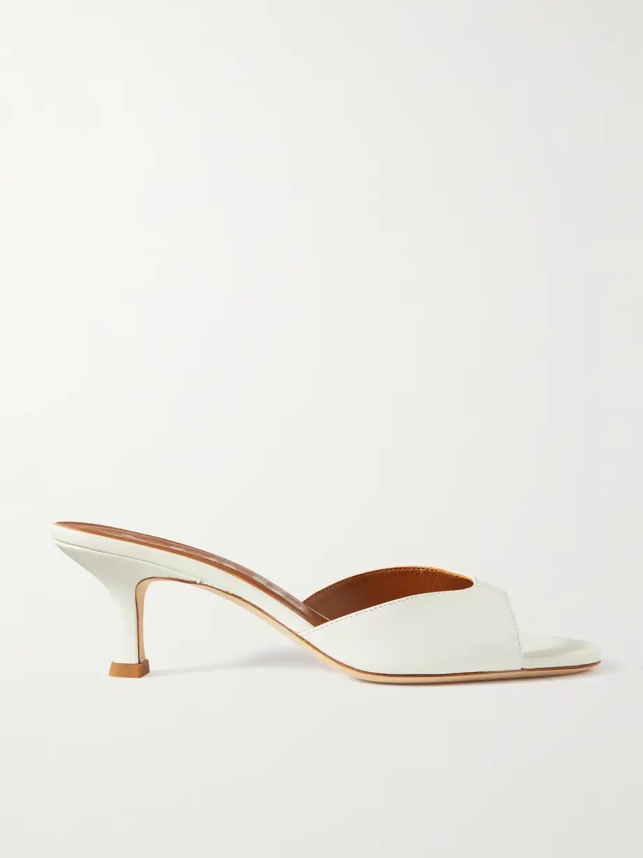 Brigitte leather mules