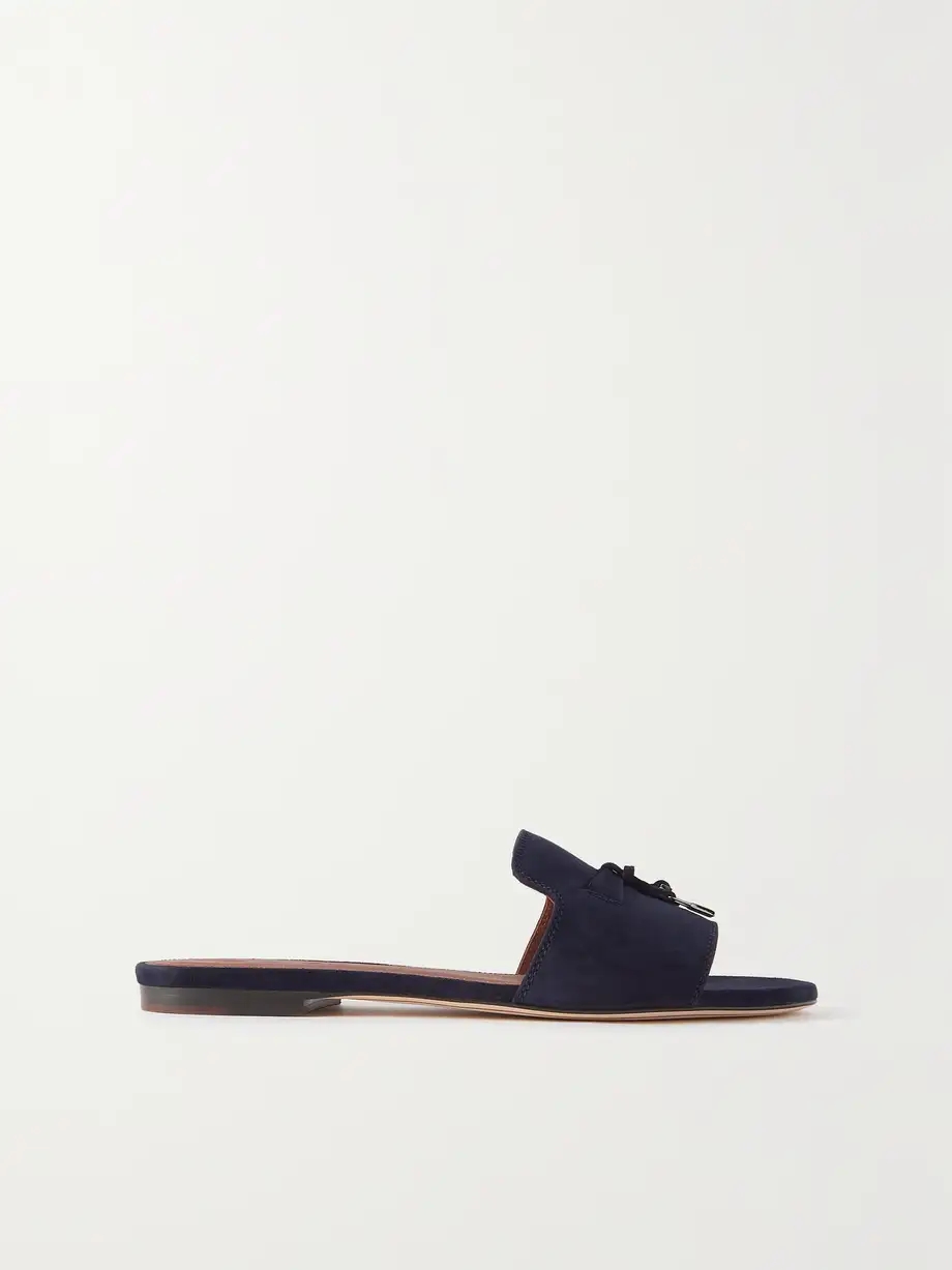 Summer Charms suede slides