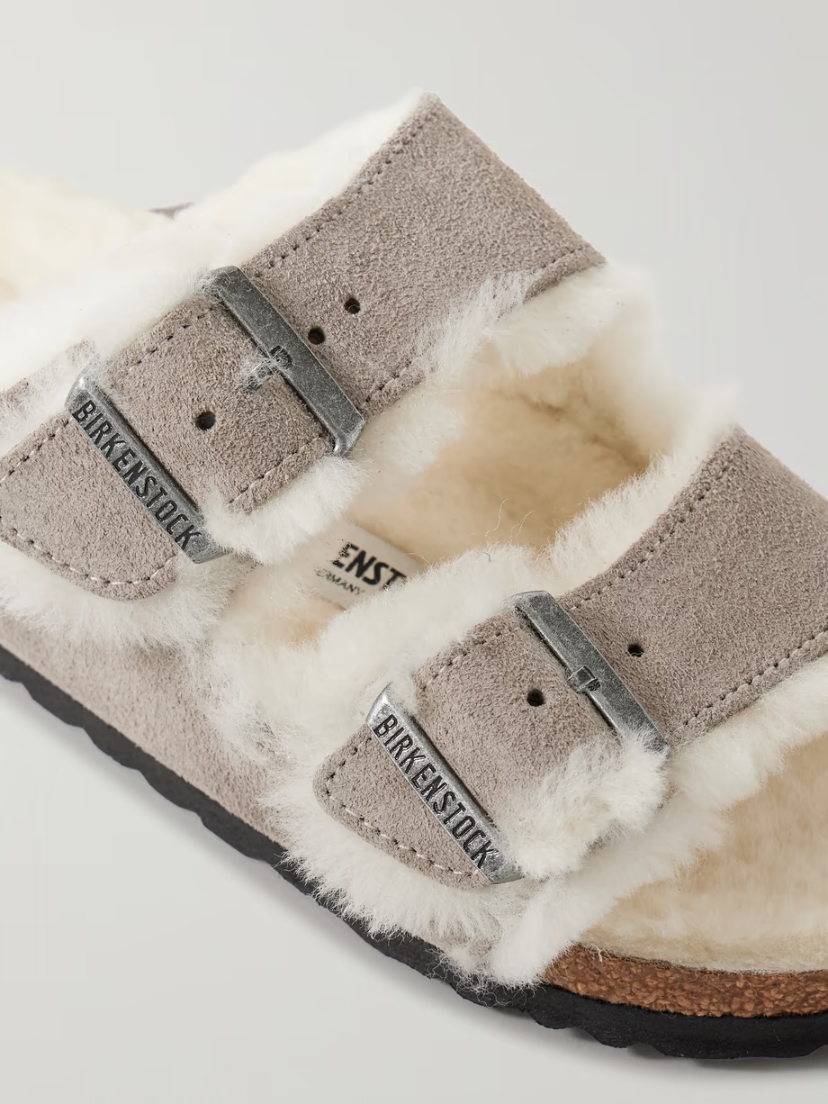 Arizona shearling-lined suede sandals