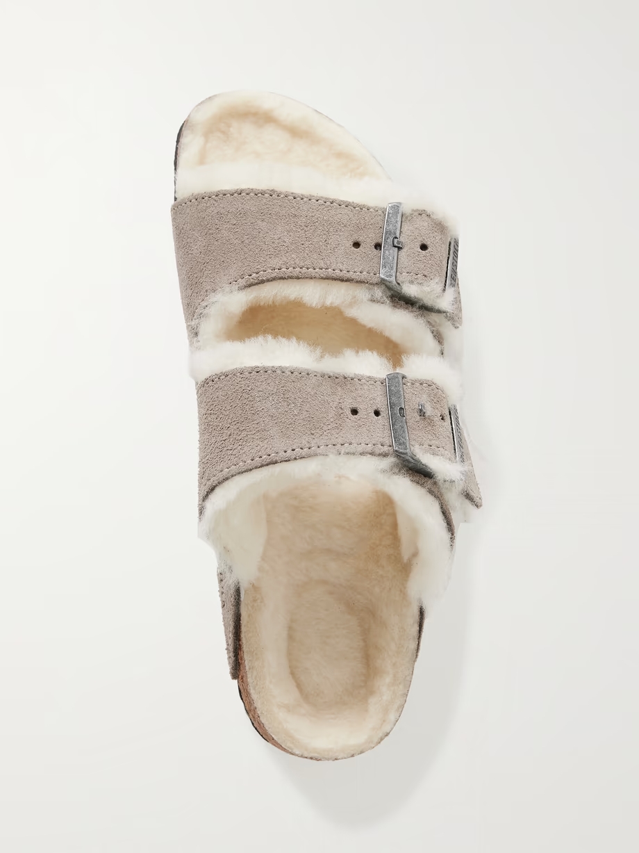 Arizona shearling-lined suede sandals