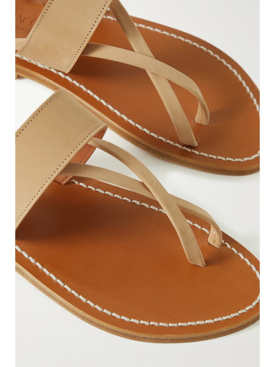 + NET SUSTAIN Nehru nubuck sandals