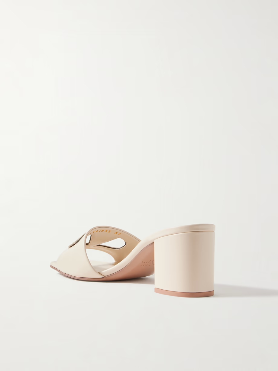 VLOGO 60 embellished leather mules VLOGO 60 embellished leather mules