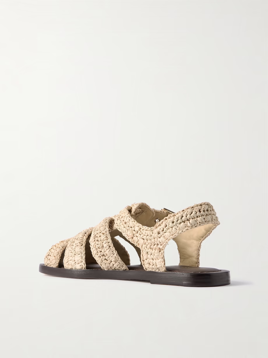 Sawer raffia sandals