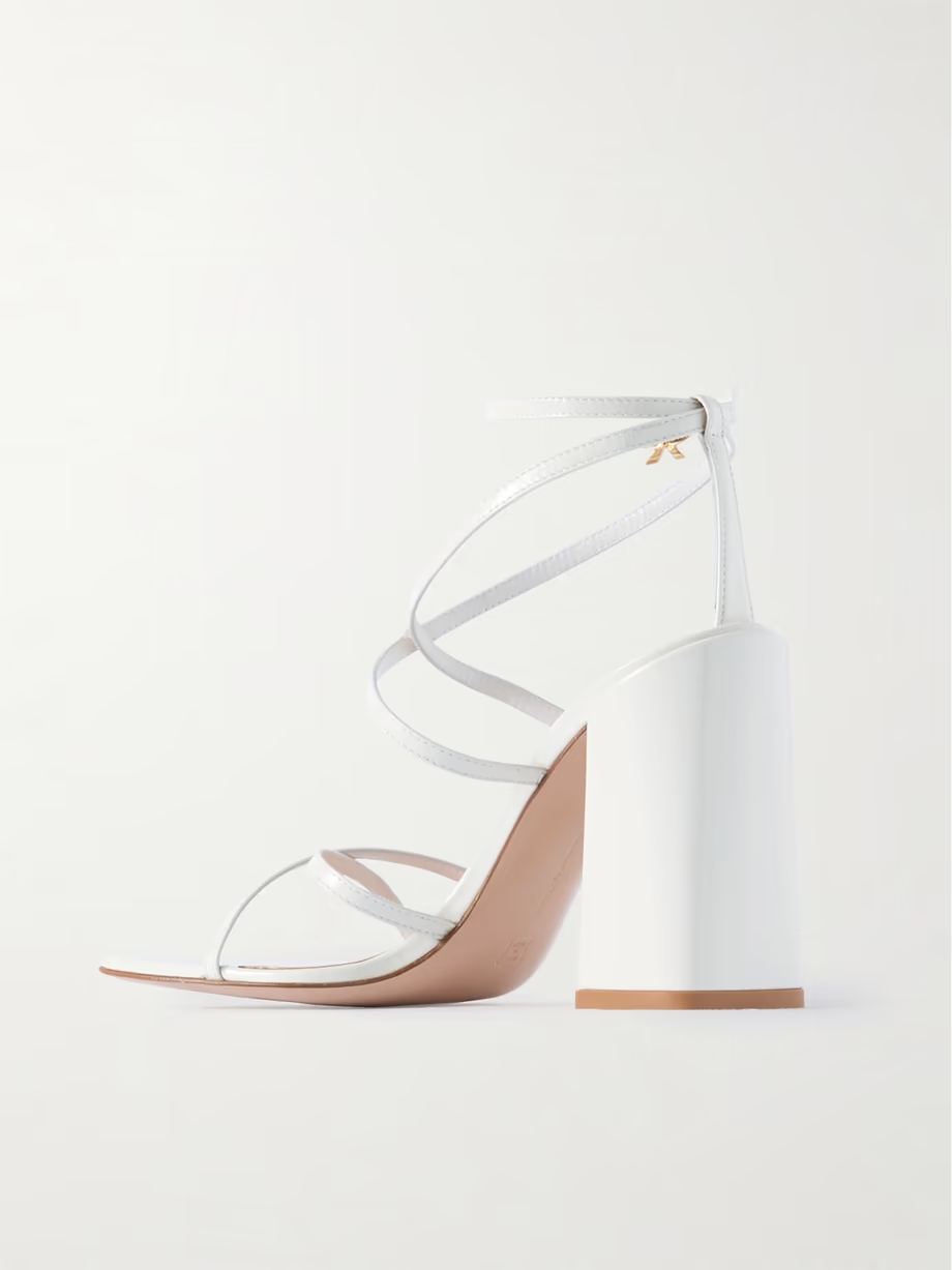 Nuit 95 patent-leather sandals