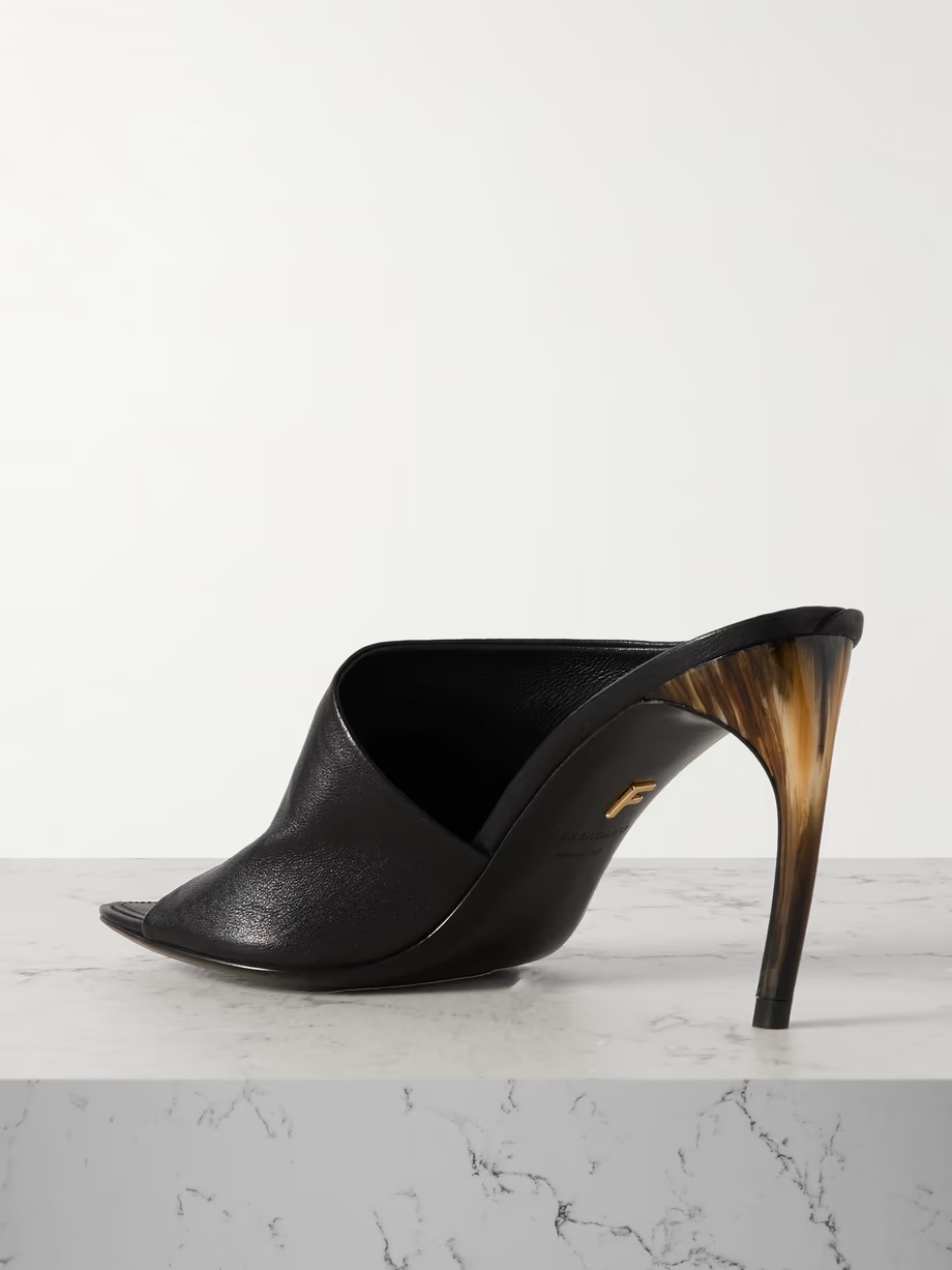 Nymphe leather mules Nymphe leather mules