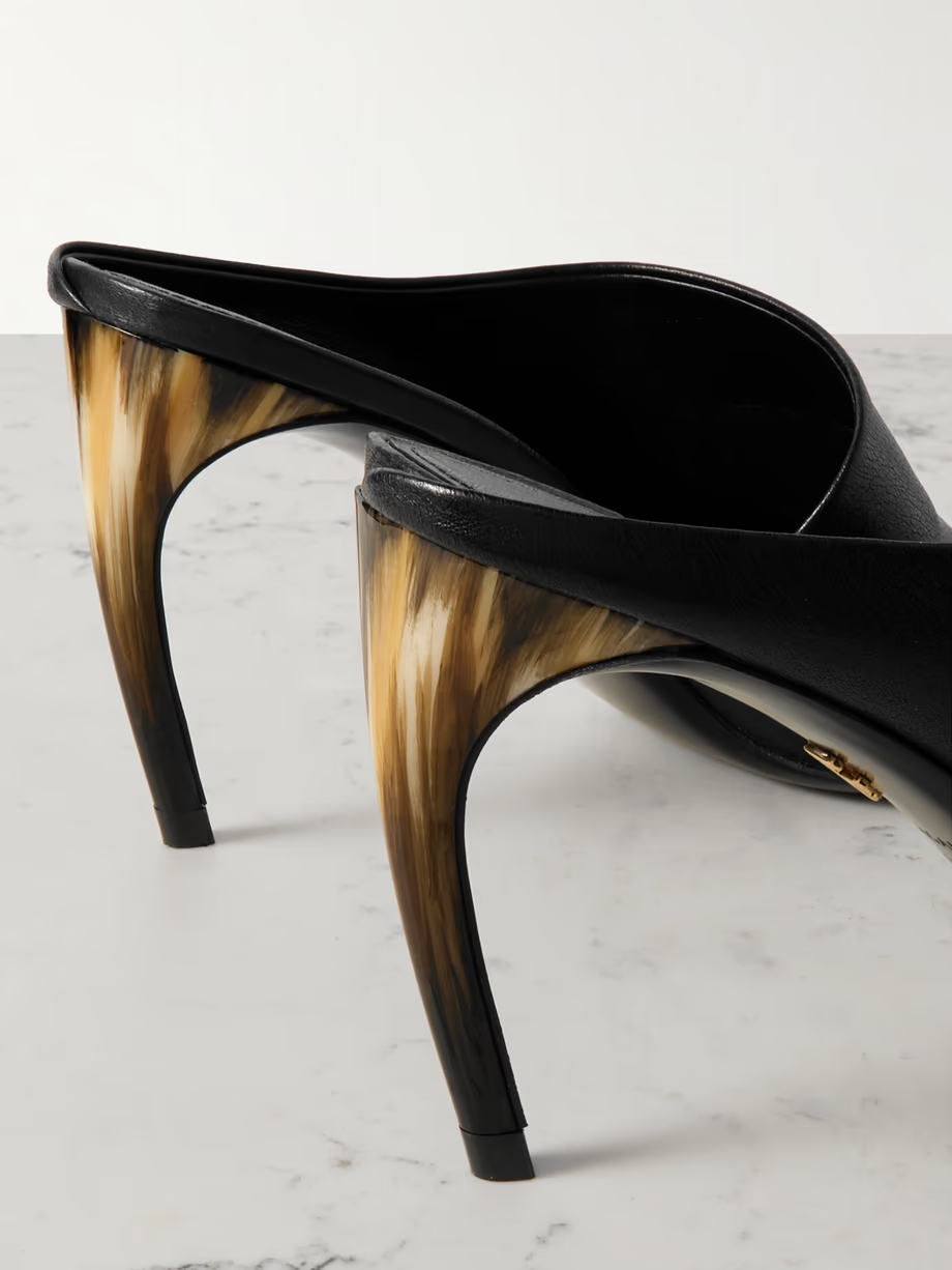 Nymphe leather mules Nymphe leather mules