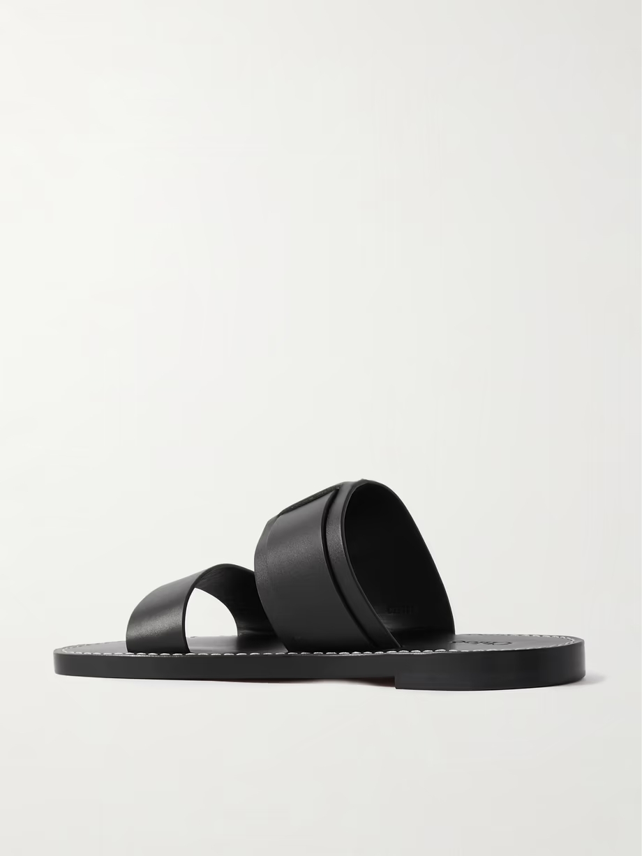 Rebecca leather slides