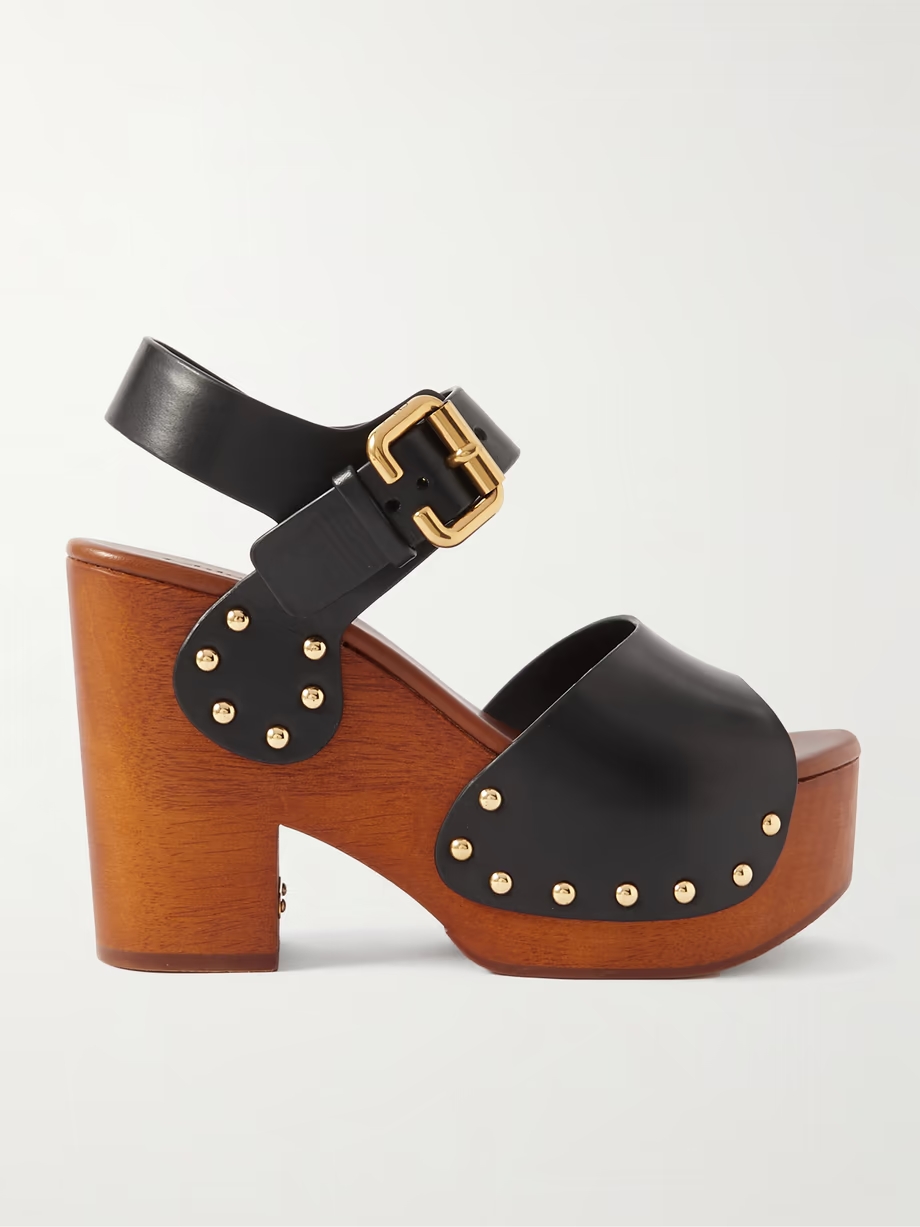 Jeannette studded leather sandals