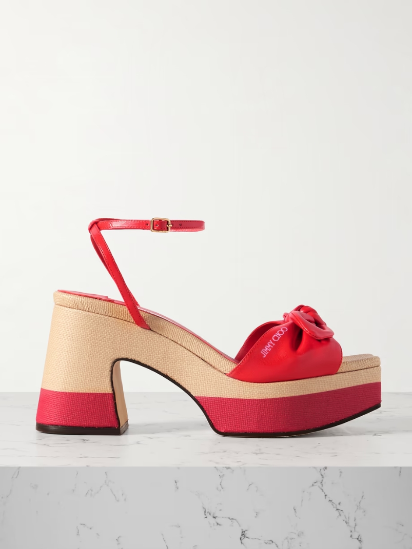 Ricia leather platform sandals