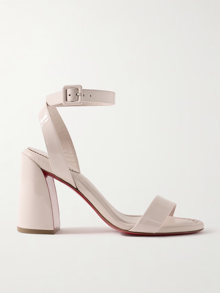 Miss Sabina 85 patent-leather sandals