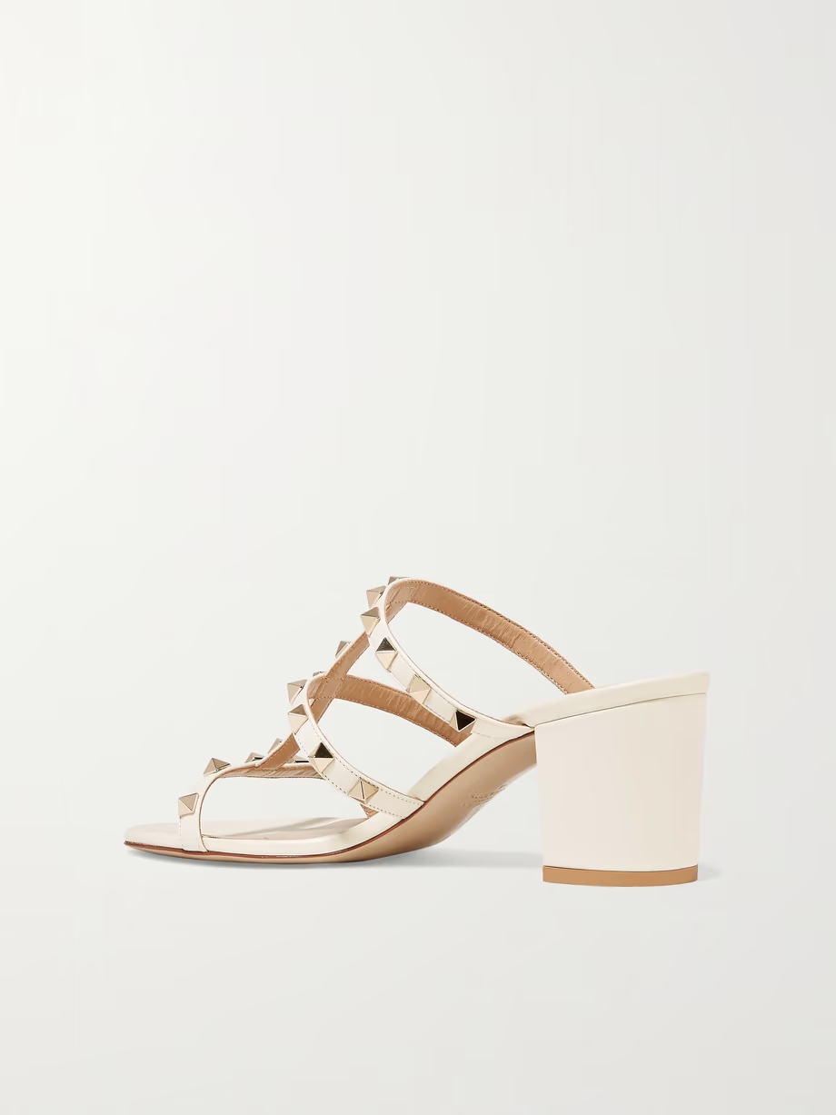 Valentino Garavani The Rockstud 60 leather mules