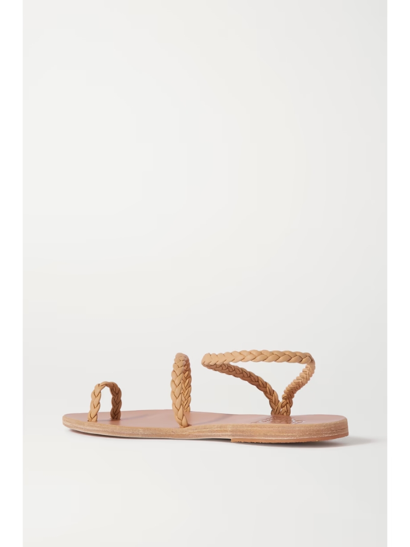 Eleftheria braided leather sandals