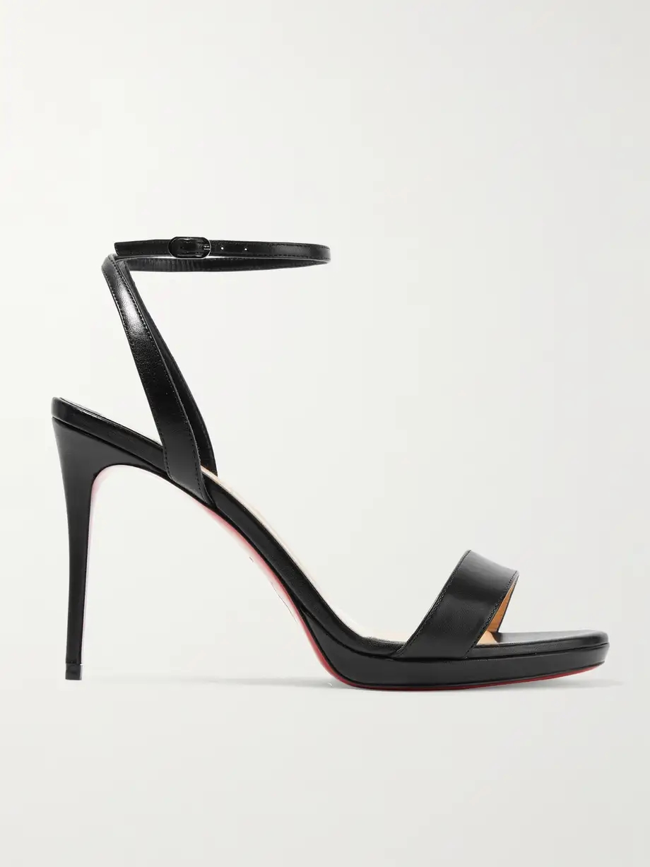 Loubi Queen 100 leather sandals