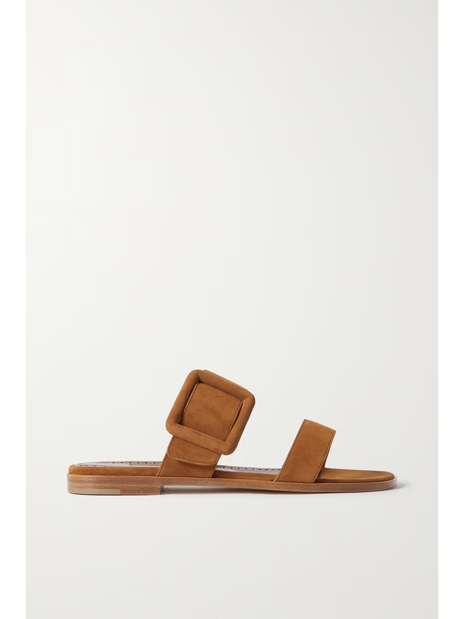 Tituba buckled suede sandals