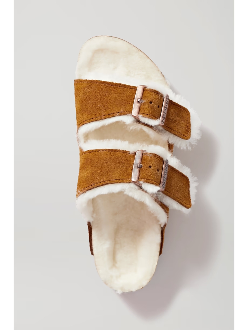 Arizona shearling-lined suede sandals