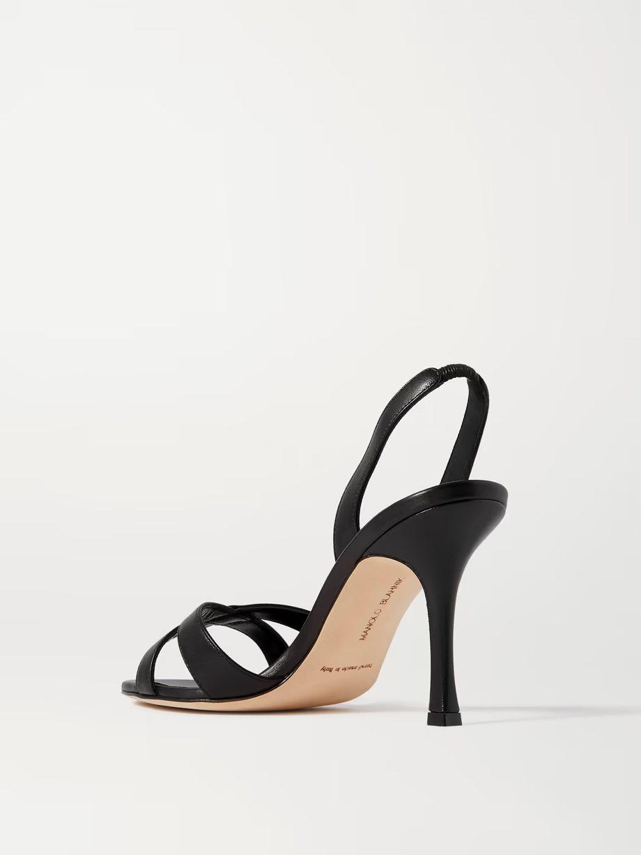 Callasli 90 leather slingback sandals