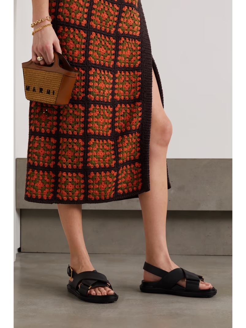 Fussbett leather slingback sandals Fussbett leather slingback sandals