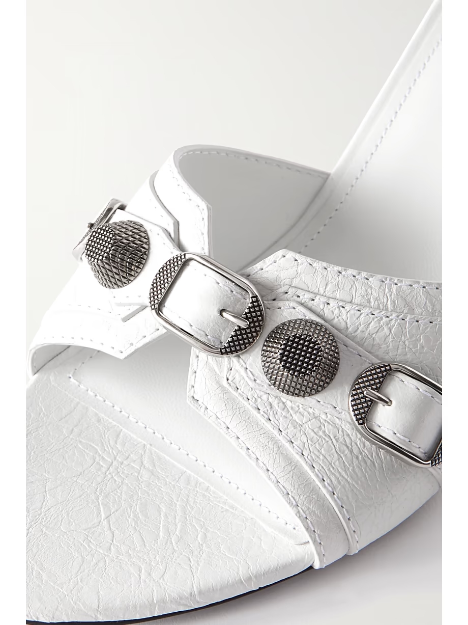 Cagole embellished leather mules Cagole embellished leather mules