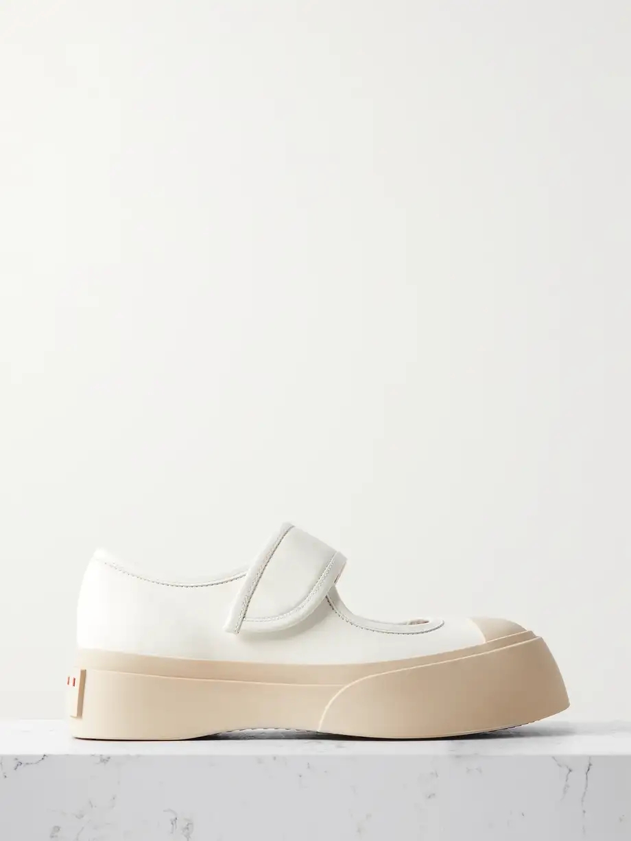 Pablo leather Mary Jane platform sneakers