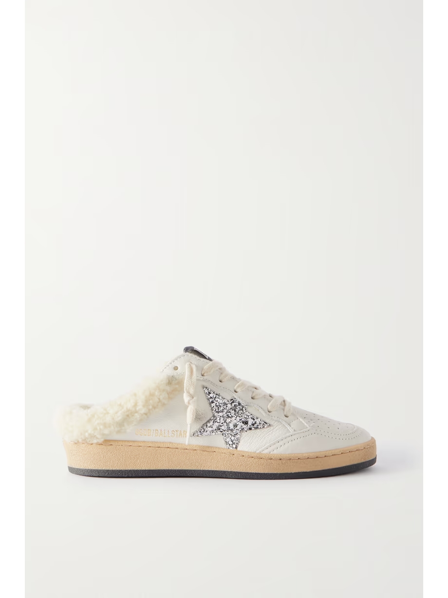 Ball Star Sabot shearling-lined leather slip-on sneakers