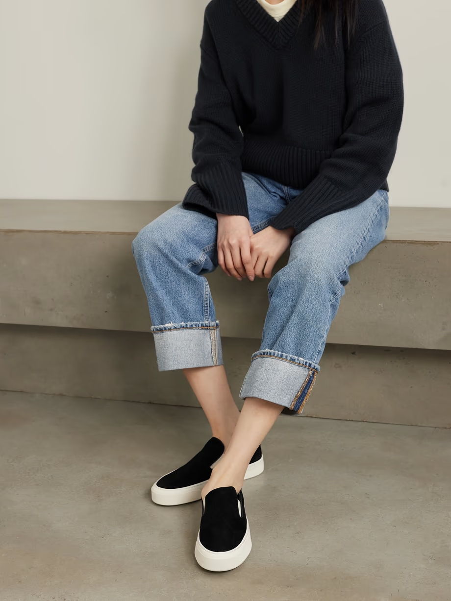 Suede slip-on sneakers Suede slip-on sneakers