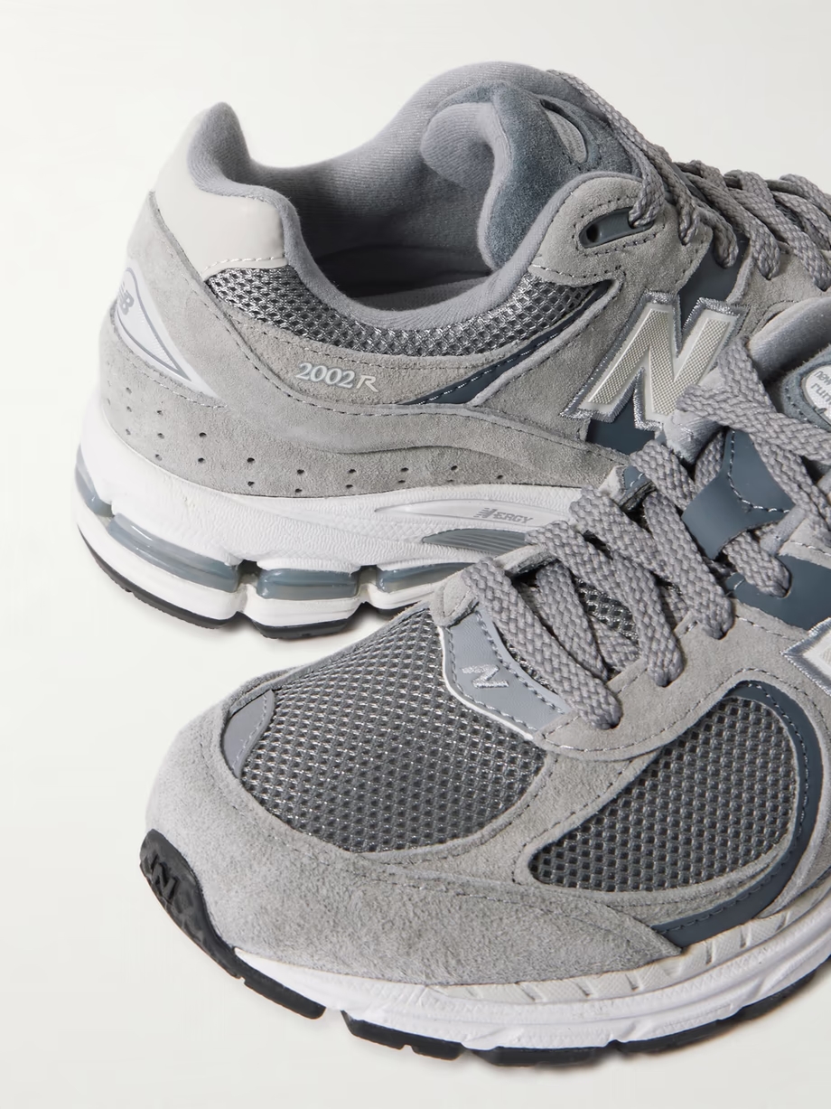 2002R leather-trimmed mesh and suede sneakers 2002R leather-trimmed mesh and suede sneakers