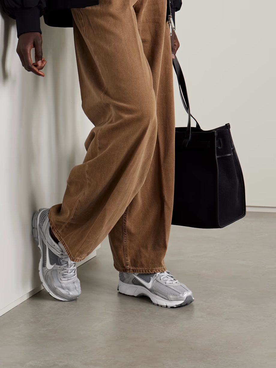 Zoom Vomero 5 metallic leather, rubber and mesh sneakers Zoom Vomero 5 metallic leather, rubber and mesh sneakers