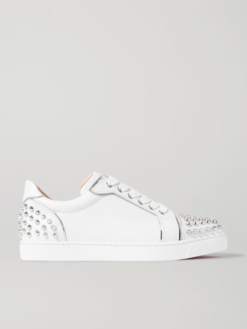 Vieira 2 embellished leather sneakers Vieira 2 embellished leather sneakers