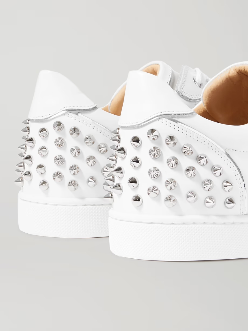 Vieira 2 embellished leather sneakers Vieira 2 embellished leather sneakers