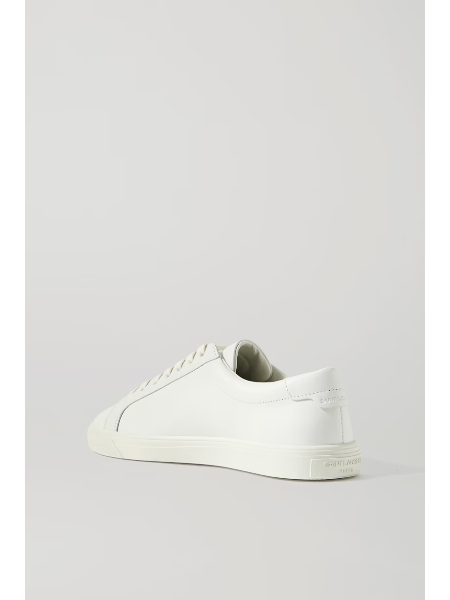 Andy logo-print leather sneakers Andy logo-print leather sneakers