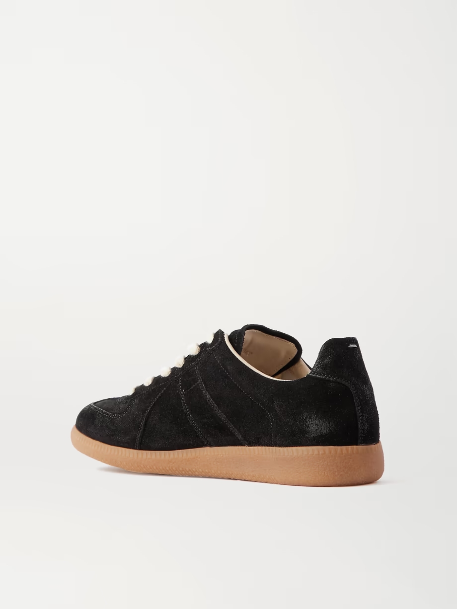 Replica suede sneakers