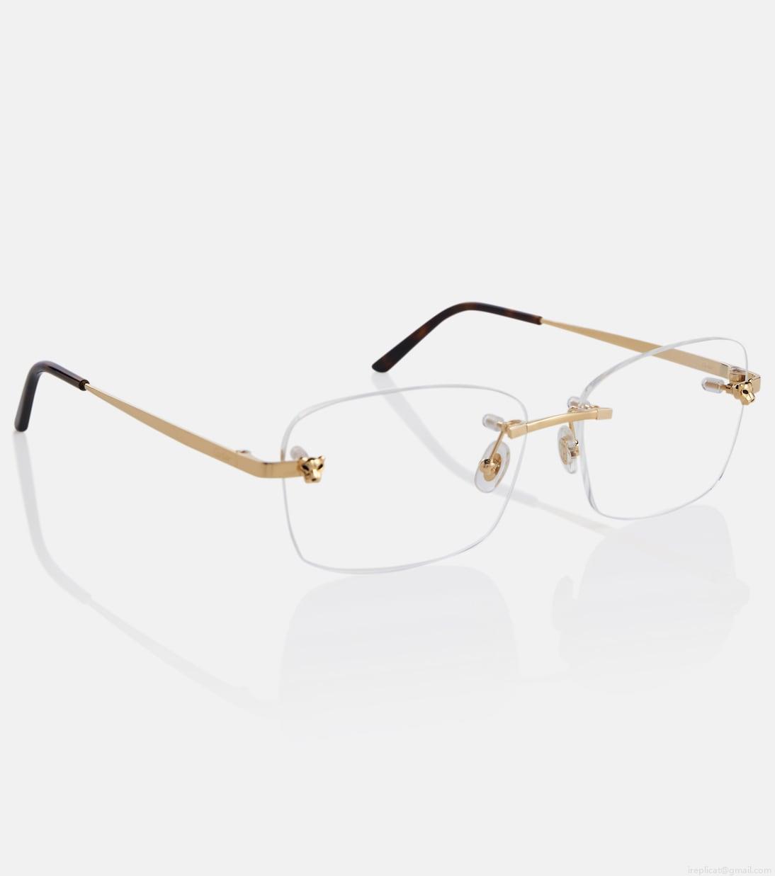 Cartier Eyewear CollectionPanthère de Cartier rectangular glasses