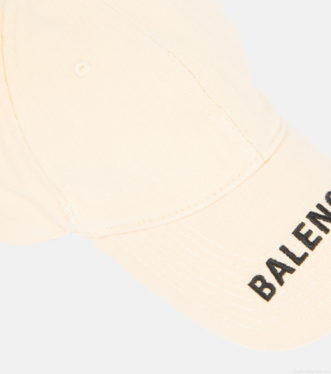 BalenciagaLogo cotton baseball cap