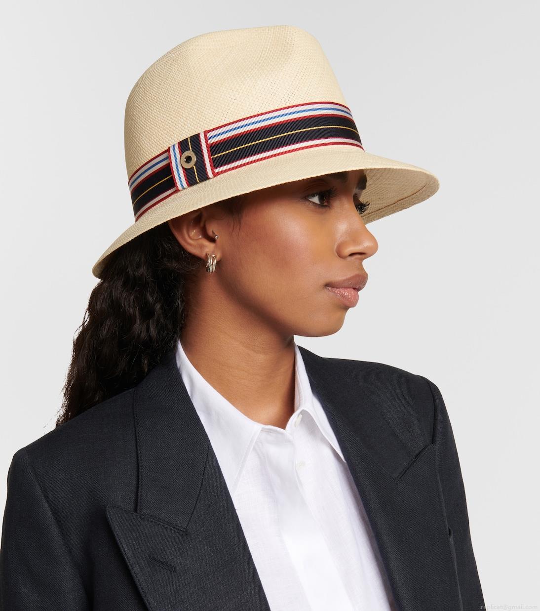 Loro PianaThe Suitcase Stripe Ingrid Panama hat