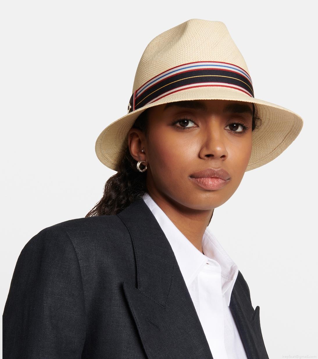 Loro PianaThe Suitcase Stripe Ingrid Panama hat