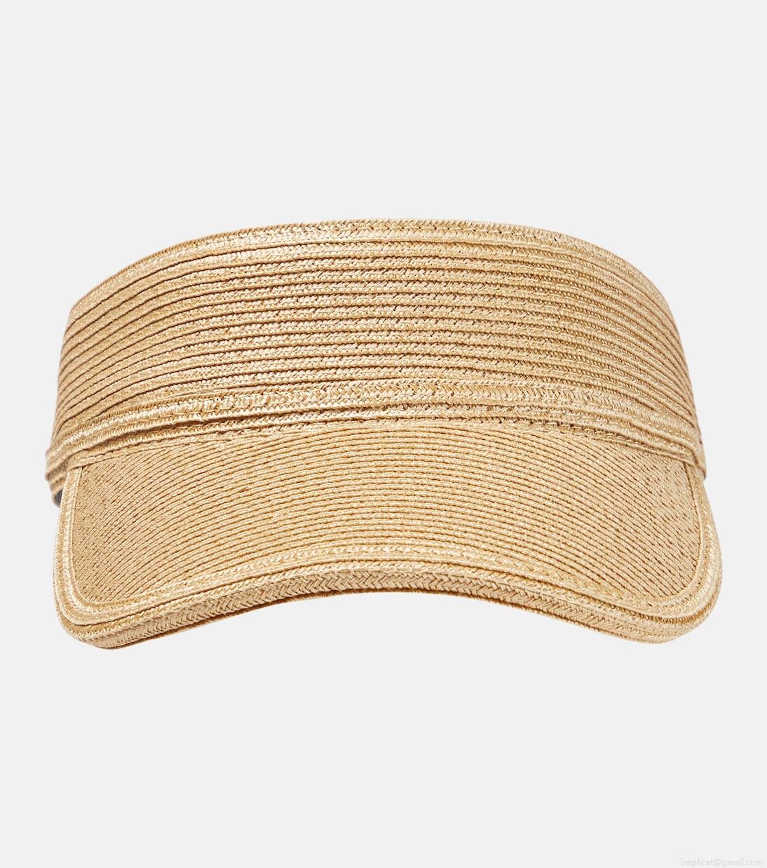 Saint LaurentRaffia-effect visor Saint LaurentRaffia-effect visor