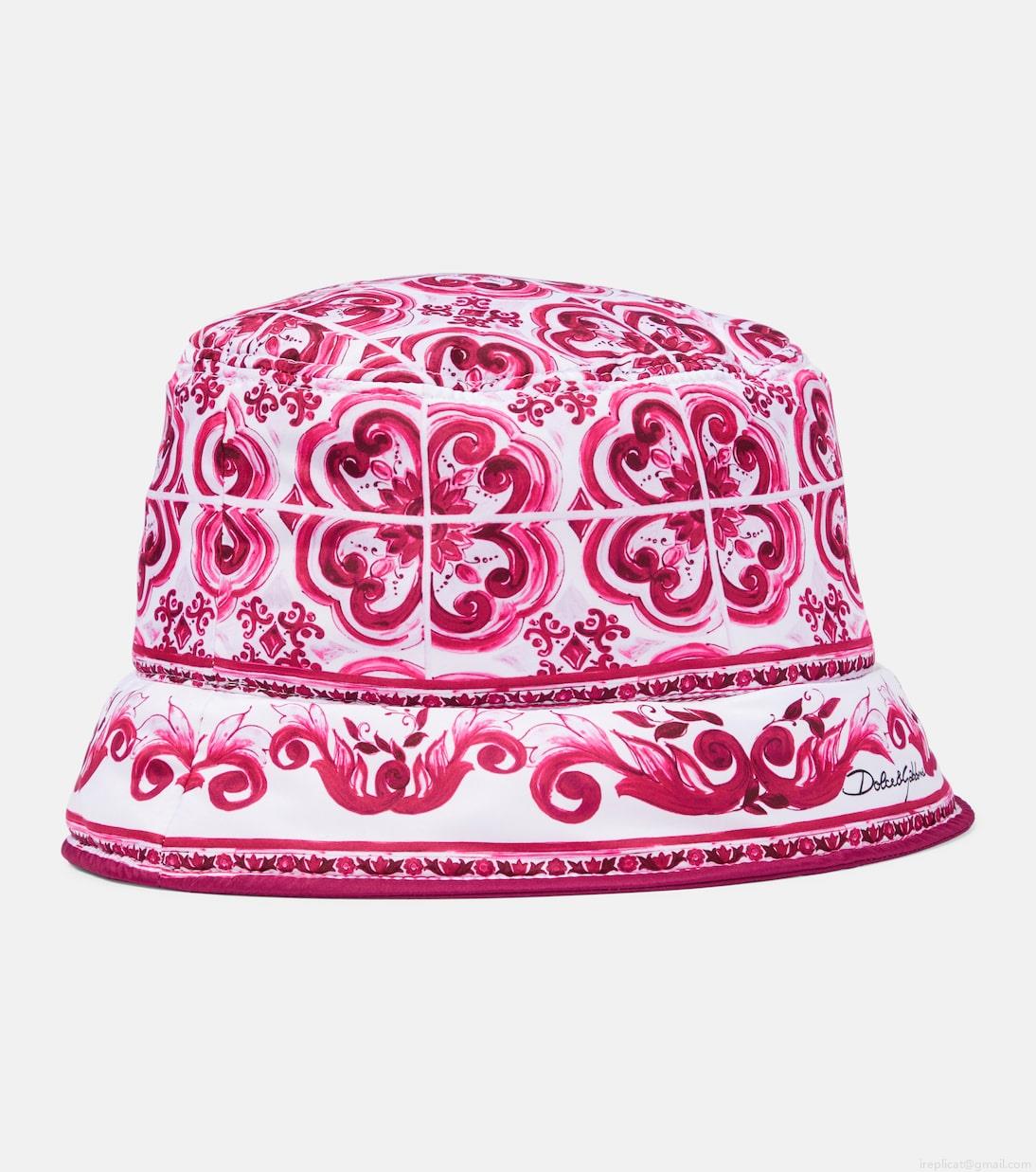 Dolce&GabbanaMajolica printed bucket hat